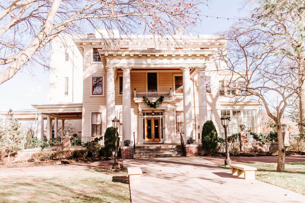 Historic front entrance of the Collingswood Grand Ballroom in South Jersey