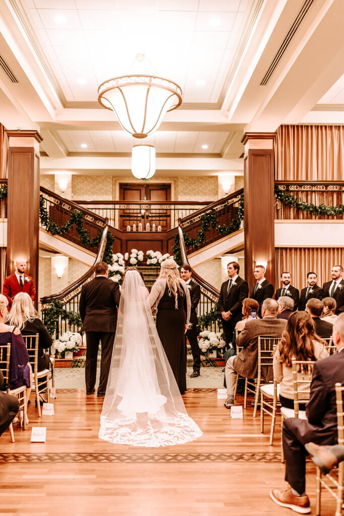 The ceremony ended with smiles as the newlyweds made their joyful exit.